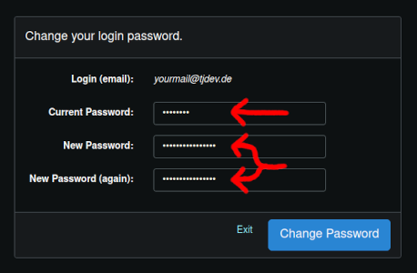 pa change passwd form inputs